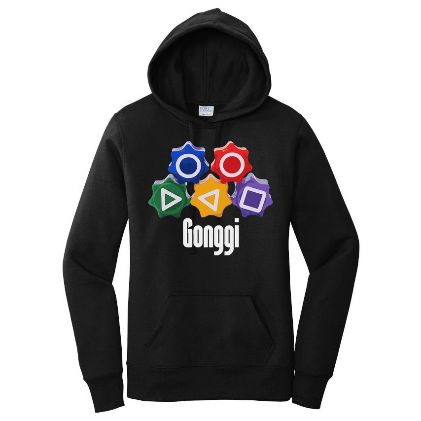 Korean Squid Traditional Game Catching Toy Gonggi Women's Pullover Hoodie