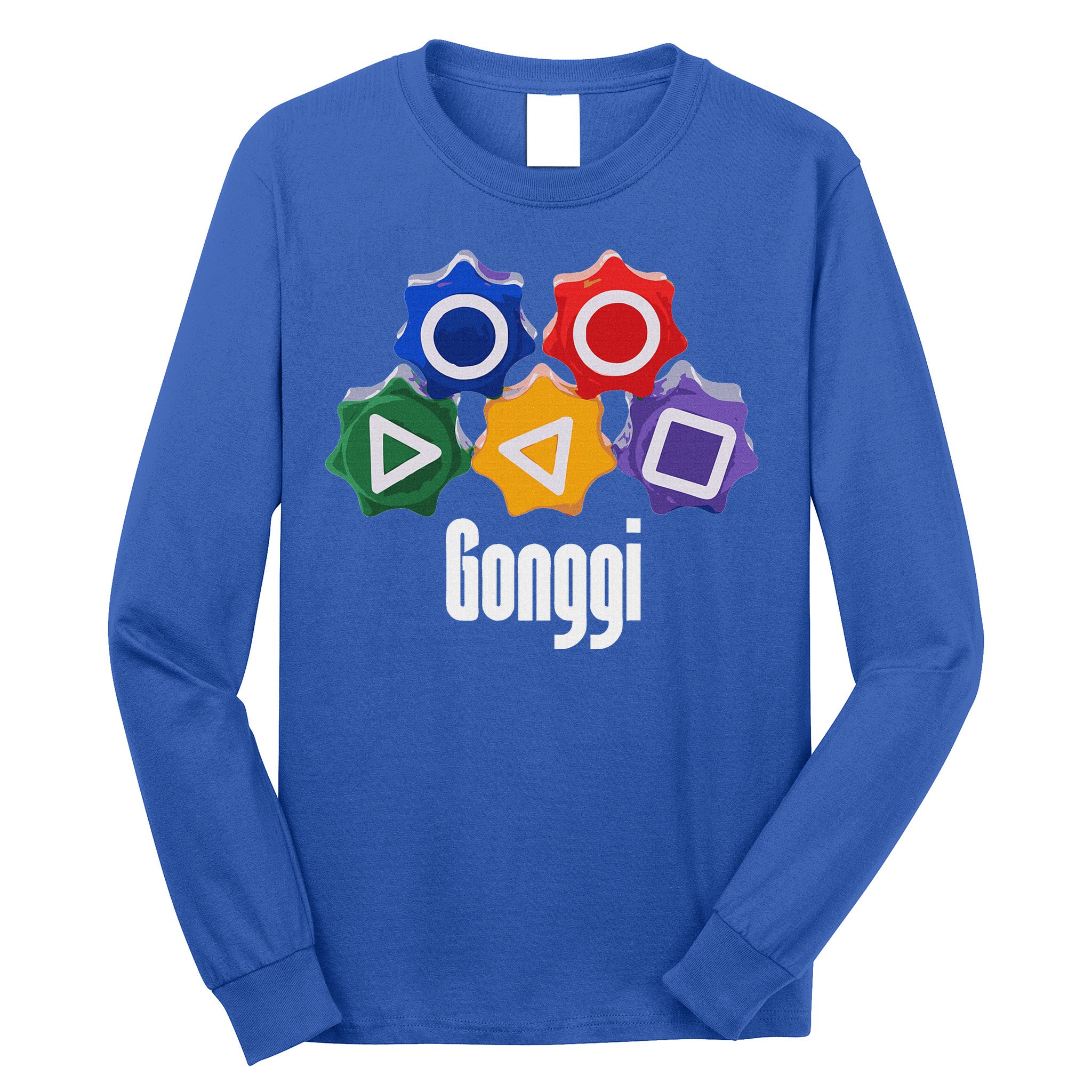 Korean Squid Traditional Game Catching Toy Gonggi Long Sleeve Shirt