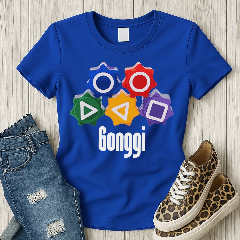 Korean Squid Traditional Game Catching Toy Gonggi Womens T-Shirt