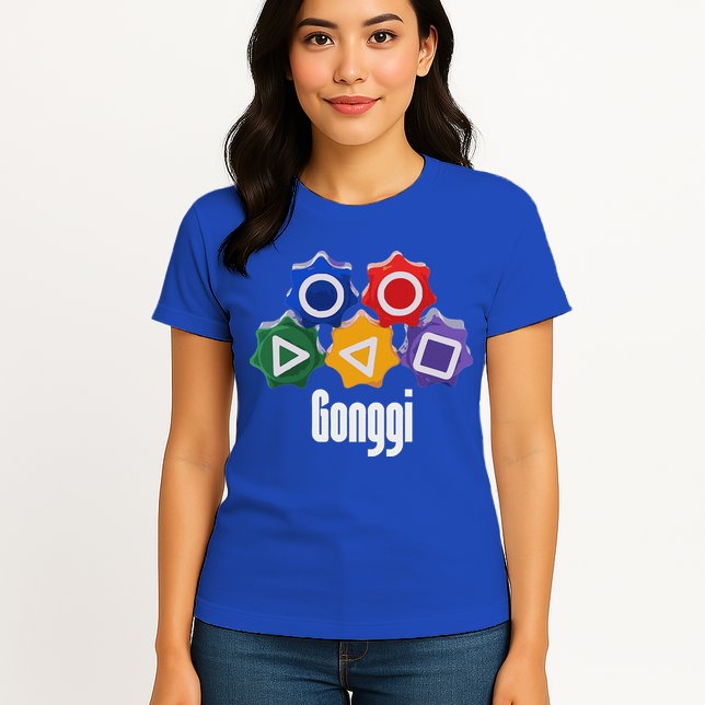 Korean Squid Traditional Game Catching Toy Gonggi Womens T-Shirt