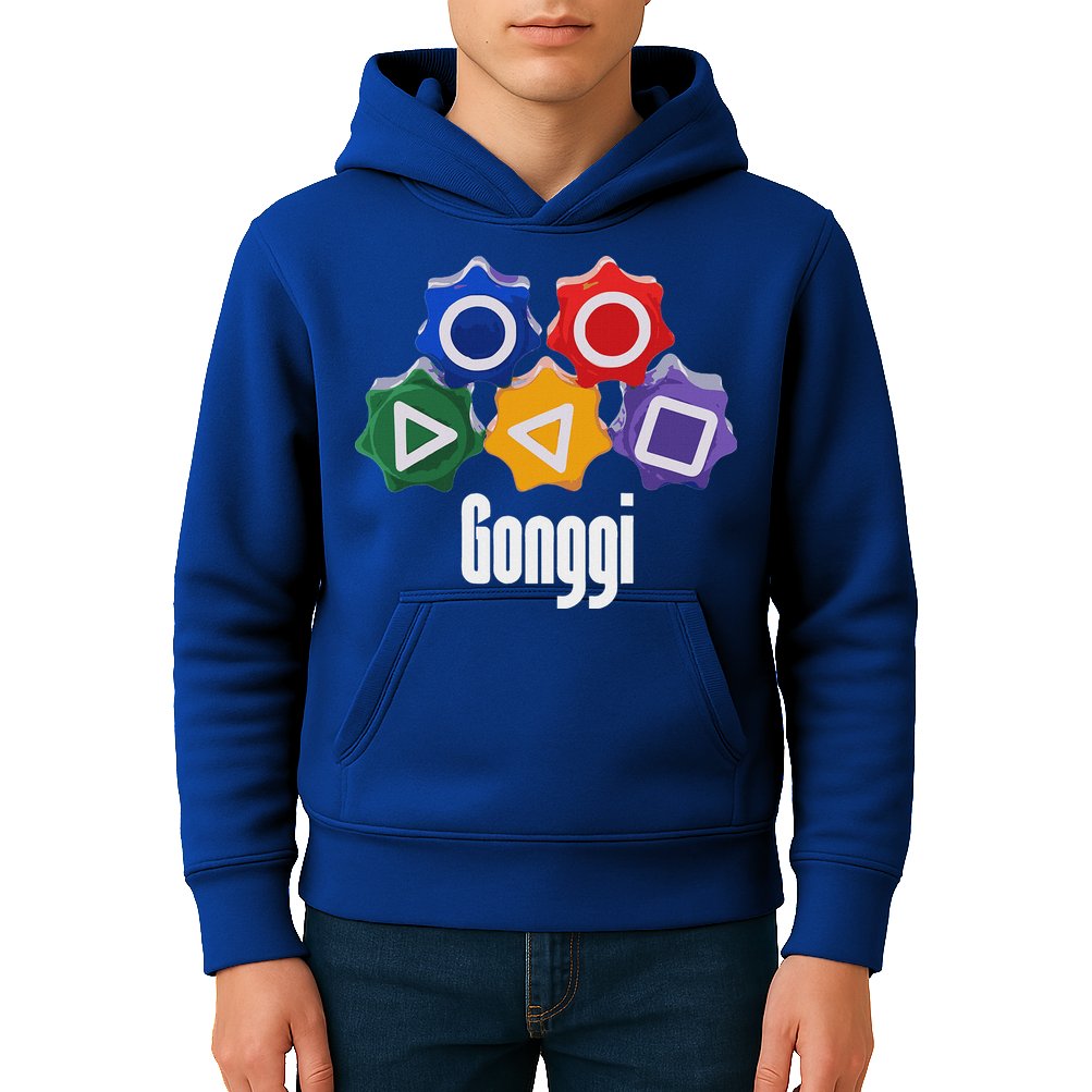 Korean Squid Traditional Game Catching Toy Gonggi Kids Hoodie