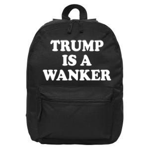 Kb Standwithukraine Trump Is A Wanker Hooded 16 in Basic Backpack