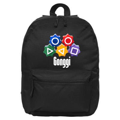 Korean Squid Traditional Game Catching Toy Gonggi 16 in Basic Backpack