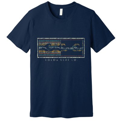 Koloa Surf Three Waves Logo Lightweight Surf Premium T-Shirt