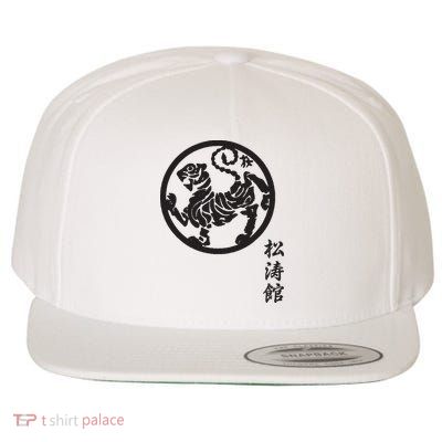 Karate Shotokan Tiger Martial Arts Shotokan Calligraphy Wool Snapback Cap