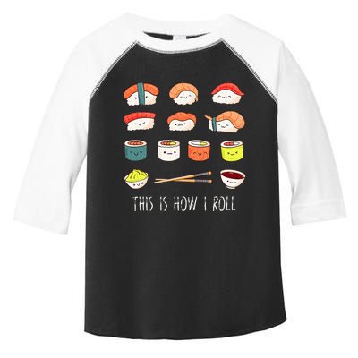 Kawaii Sushi This Is How I Roll Toddler Fine Jersey T-Shirt