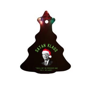 Klaus Schwab The Great Reset Christmas Ceramic Tree Ornament