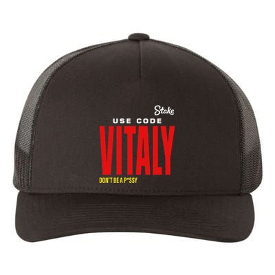 Kick State Use Code Vitaly Yupoong Adult 5-Panel Trucker Hat