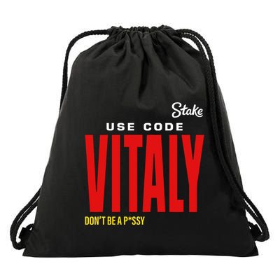 Kick State Use Code Vitaly Drawstring Bag