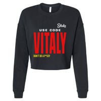 Kick State Use Code Vitaly Cropped Pullover Crew