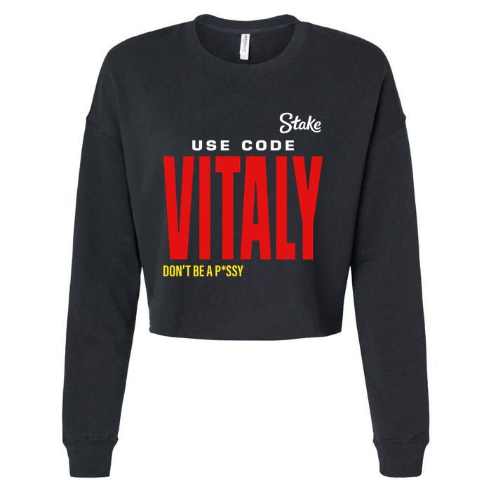 Kick State Use Code Vitaly Cropped Pullover Crew