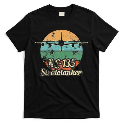Kc135 Stratotanker Vintage Sunset Air Refueling Airplane T-Shirt