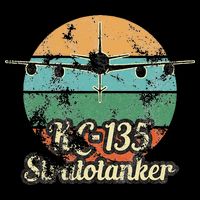 Kc135 Stratotanker Vintage Sunset Air Refueling Airplane Bucket Hat