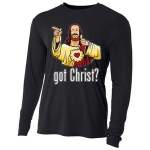 Kevin Smith View Askewniverse Buddy Christ Got Finger Guns Cooling Performance Long Sleeve Crew