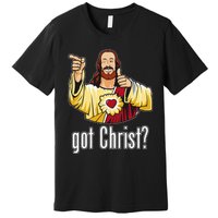 Kevin Smith View Askewniverse Buddy Christ Got Finger Guns Premium T-Shirt