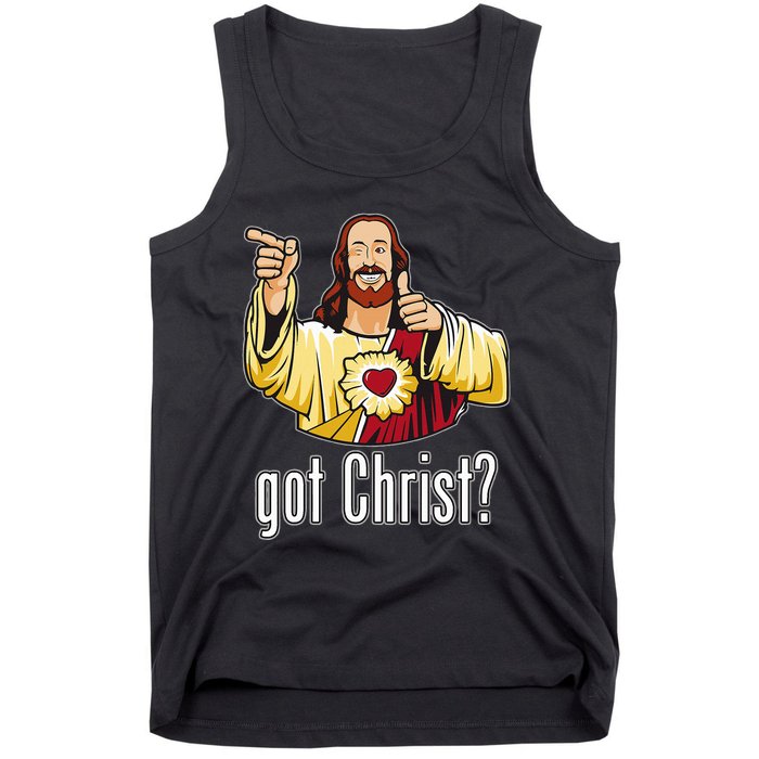 Kevin Smith View Askewniverse Buddy Christ Got Finger Guns Tank Top