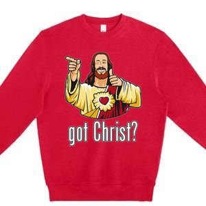 Kevin Smith View Askewniverse Buddy Christ Got Finger Guns Premium Crewneck Sweatshirt