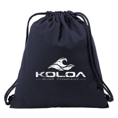 Koloa Surf Vintage Wave Logo Graphic Surf Drawstring Bag