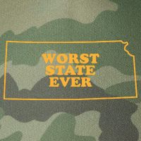 Kansas State Worst State Ever Legacy Tie Dye Trucker Hat