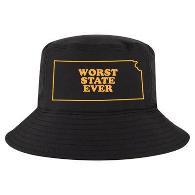 Kansas State Worst State Ever Cool Comfort Performance Bucket Hat