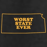Kansas State Worst State Ever Cool Comfort Performance Bucket Hat
