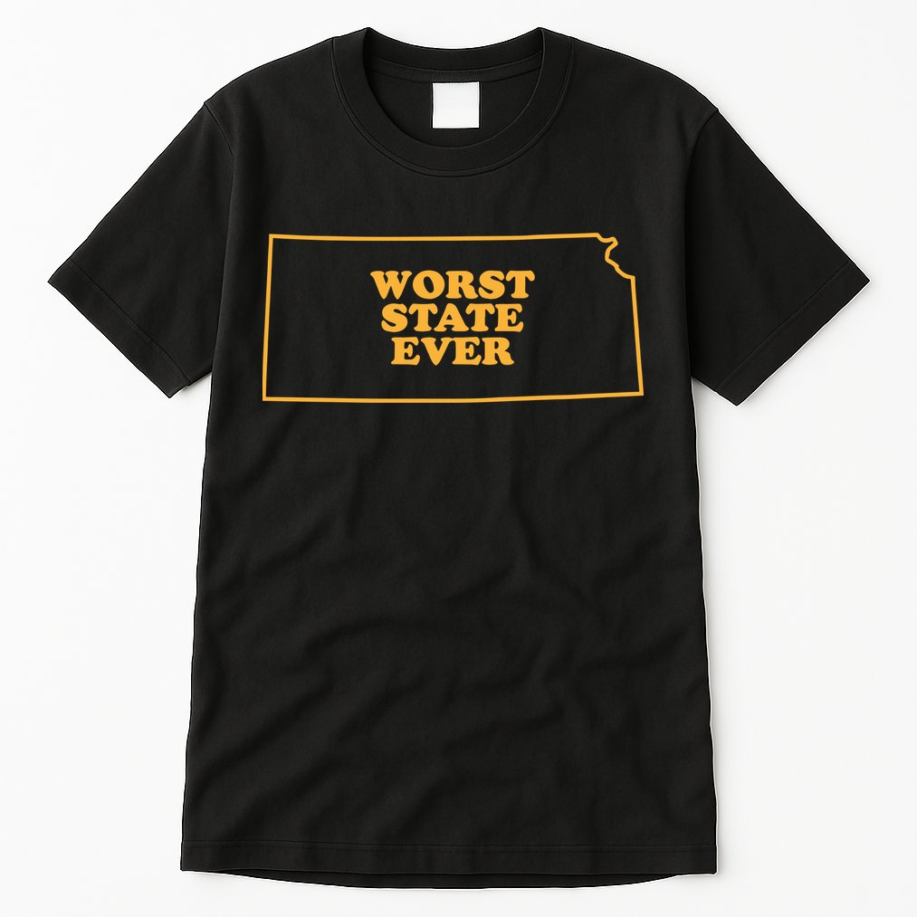 Kansas State Worst State Ever Tall T-Shirt