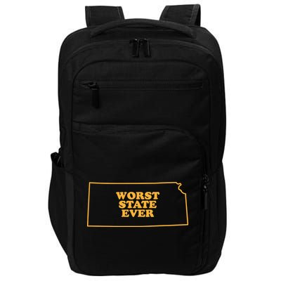 Kansas State Worst State Ever Impact Tech Backpack