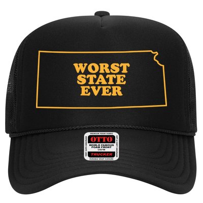 Kansas State Worst State Ever Trucker Hat