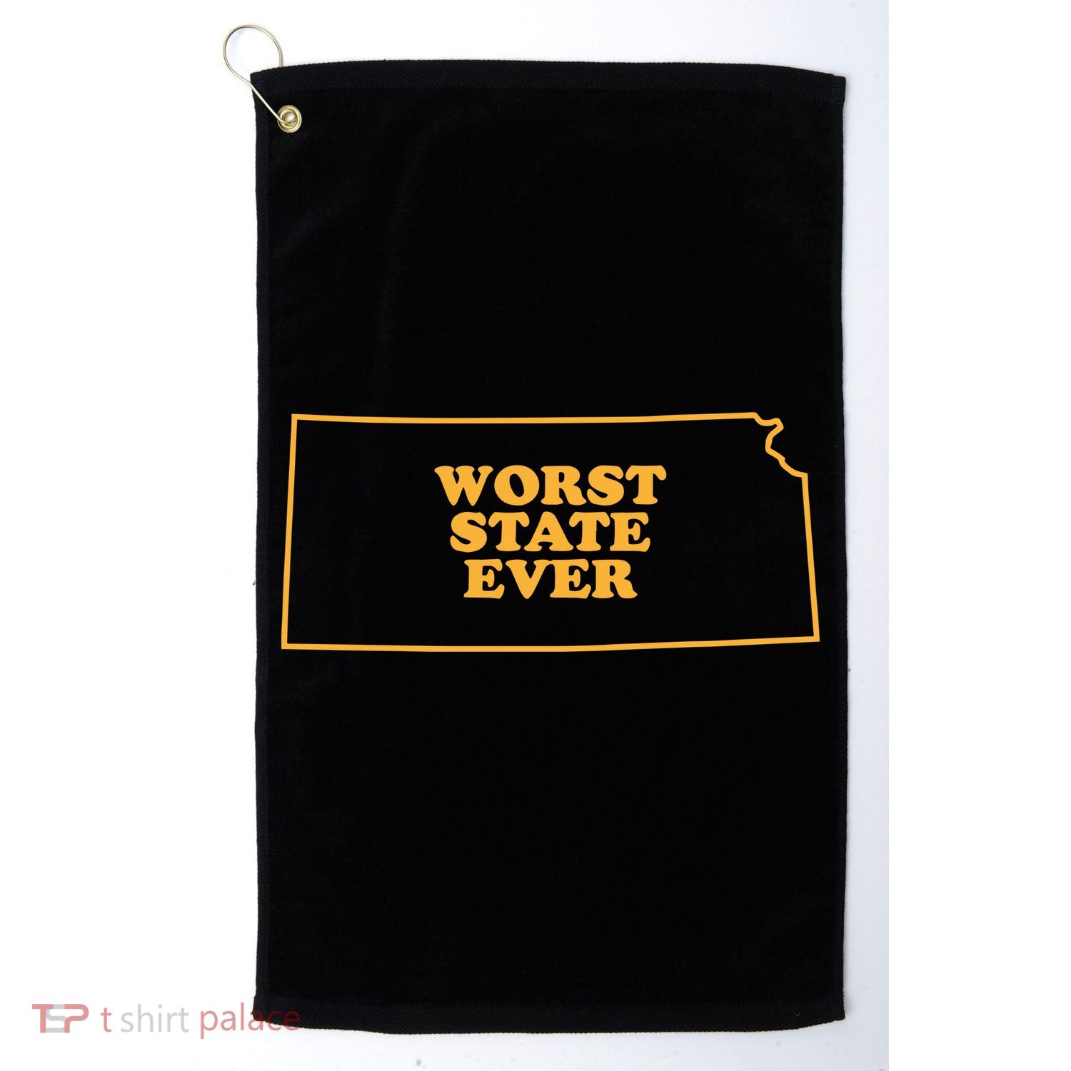 Kansas State Worst State Ever Golf Towel