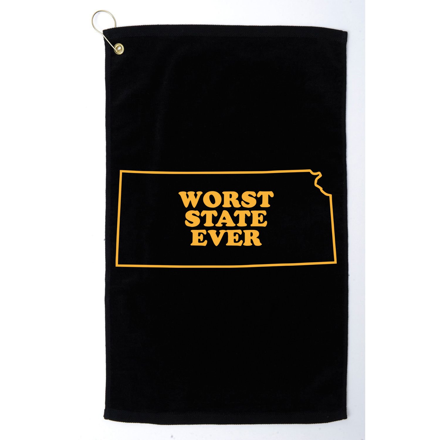 Kansas State Worst State Ever Golf Towel