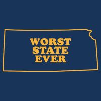 Kansas State Worst State Ever Infant Baby Jersey Bodysuit