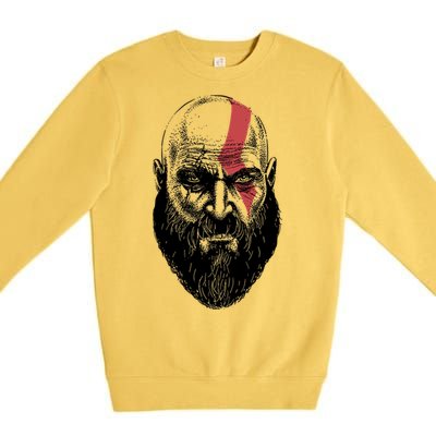 Kratos Superhero War Premium Crewneck Sweatshirt