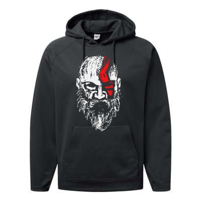 Kratos Superhero War Performance Fleece Hoodie