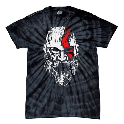 Kratos Superhero War Tie-Dye T-Shirt