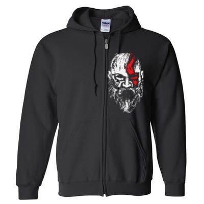 Kratos Superhero War Full Zip Hoodie