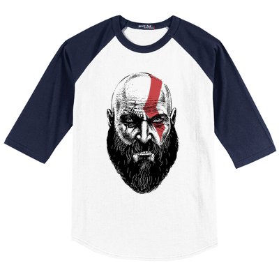 Kratos Superhero War Baseball Sleeve Shirt