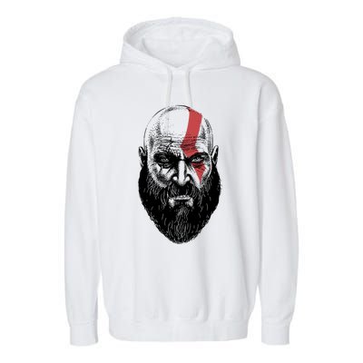 Kratos Superhero War Garment-Dyed Fleece Hoodie