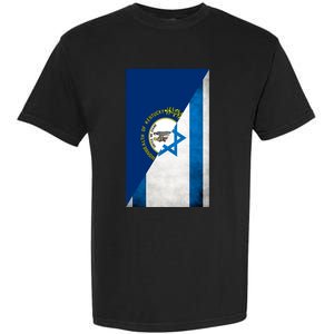 Kentucky Stands With Israeli Flag Kentucky Flag Garment-Dyed Heavyweight T-Shirt