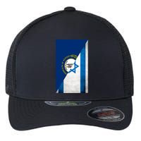 Kentucky Stands With Israeli Flag Kentucky Flag Flexfit Unipanel Trucker Cap