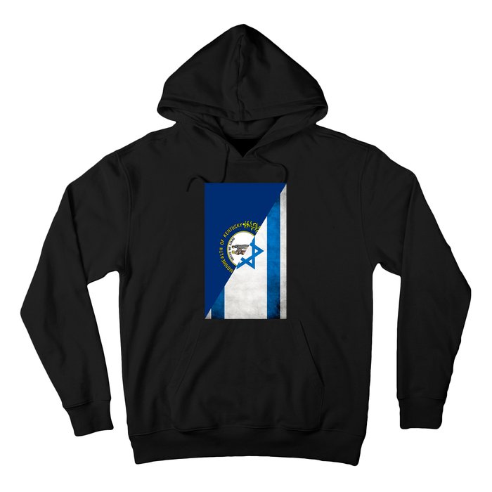 Kentucky Stands With Israeli Flag Kentucky Flag Hoodie