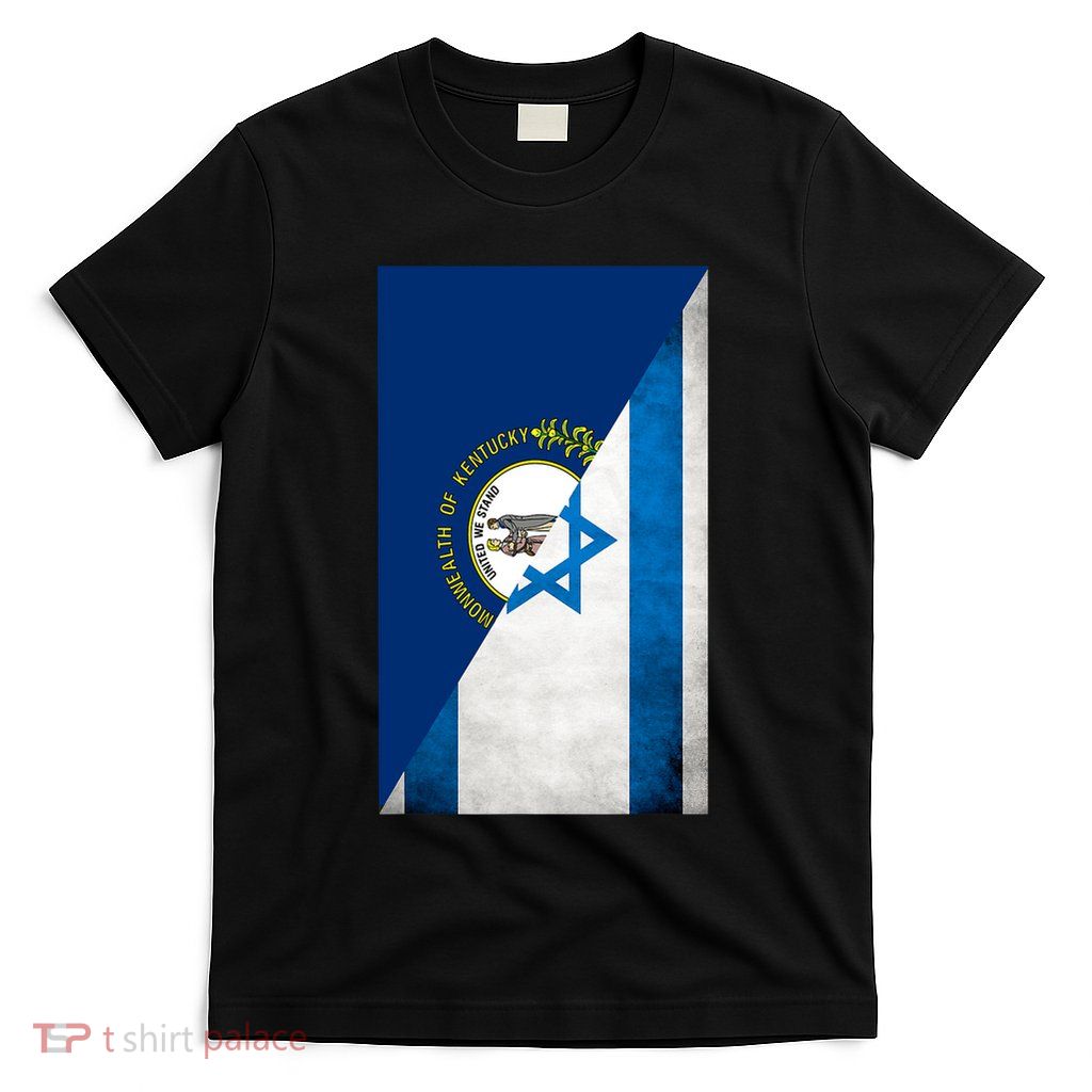 Kentucky Stands With Israeli Flag Kentucky Flag T-Shirt