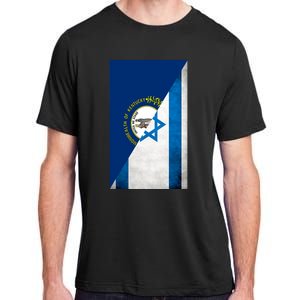 Kentucky Stands With Israeli Flag Kentucky Flag Adult ChromaSoft Performance T-Shirt