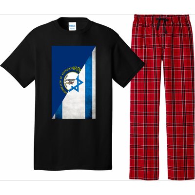 Kentucky Stands With Israeli Flag Kentucky Flag Pajama Set