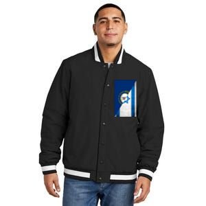 Kentucky Stands With Israeli Flag Kentucky Flag Insulated Varsity Jacket