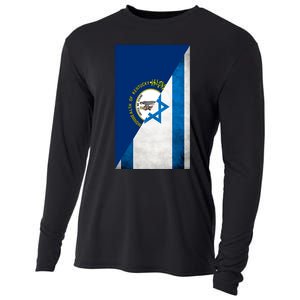 Kentucky Stands With Israeli Flag Kentucky Flag Cooling Performance Long Sleeve Crew