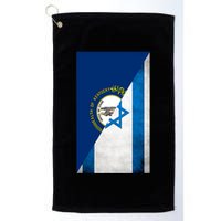 Kentucky Stands With Israeli Flag Kentucky Flag Golf Towel