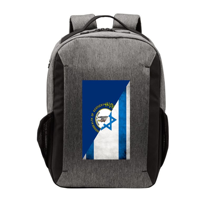 Kentucky Stands With Israeli Flag Kentucky Flag Vector Backpack