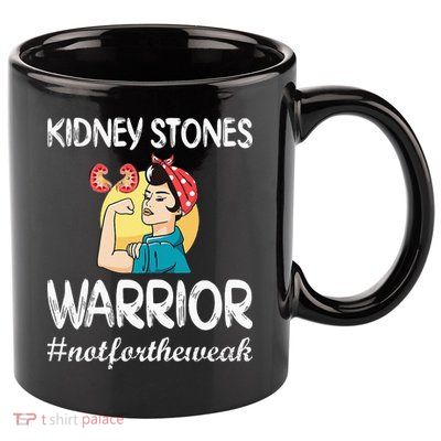 Kidney Stones Warrior Kidney Stone Surgery Kidney Awareness 11oz C Handle Ceramic Mug