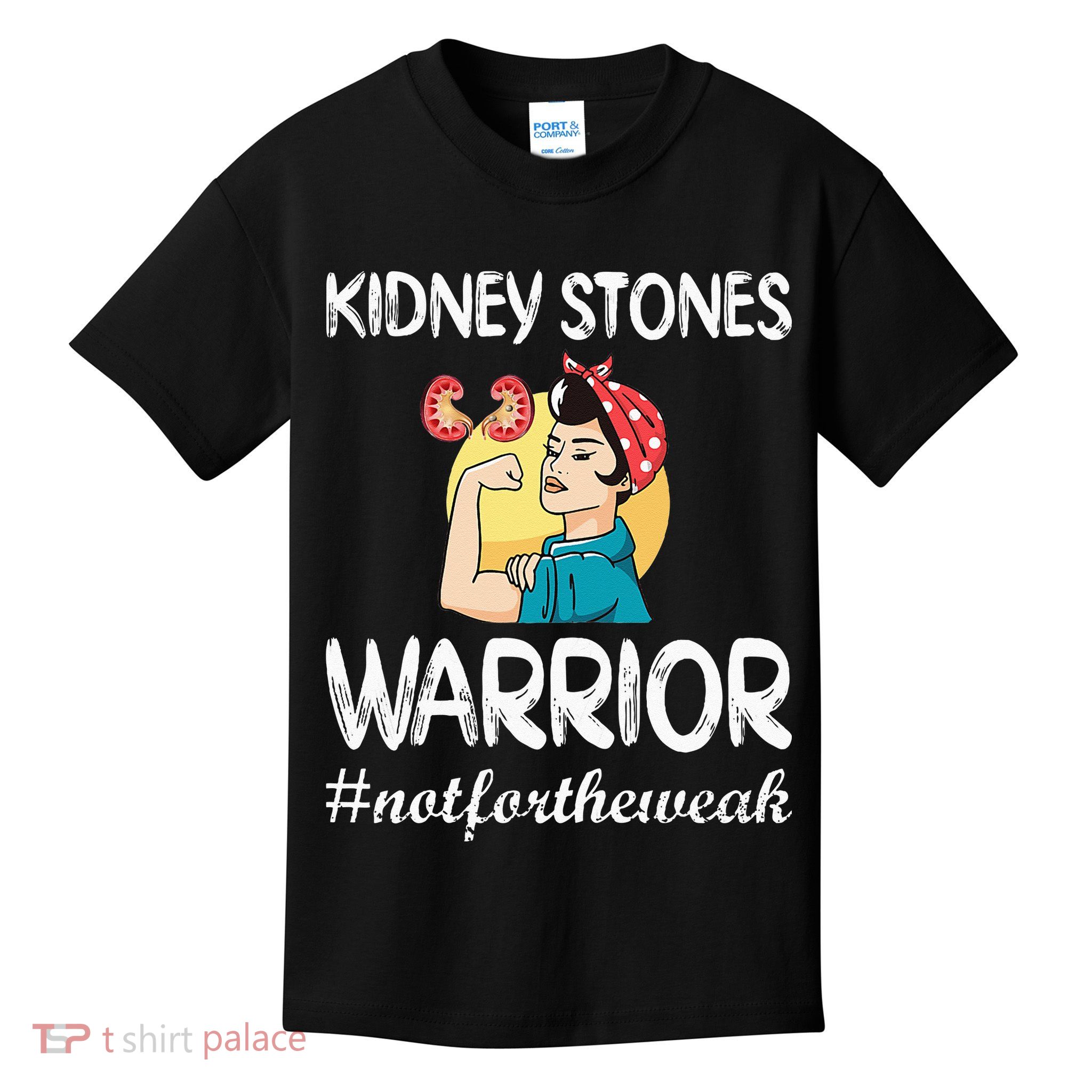 Kidney Stones Warrior Kidney Stone Surgery Kidney Awareness Kids T-Shirt