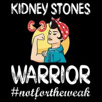 Kidney Stones Warrior Kidney Stone Surgery Kidney Awareness Kids T-Shirt